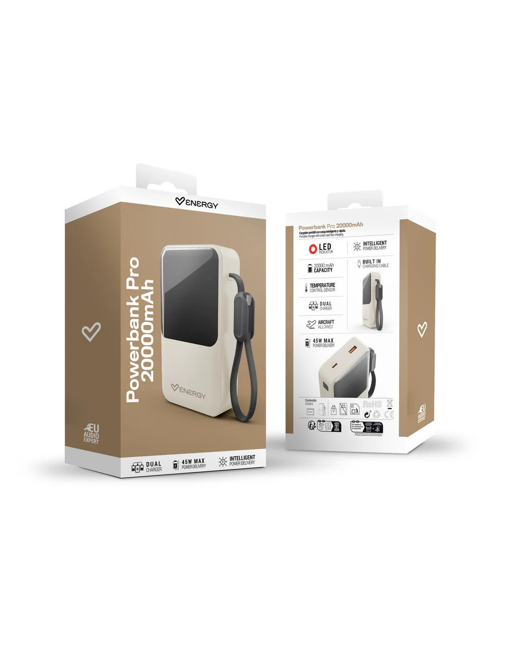 Energy Sistem Powerbank Pro 20000 mAh | Bateria Portatil
