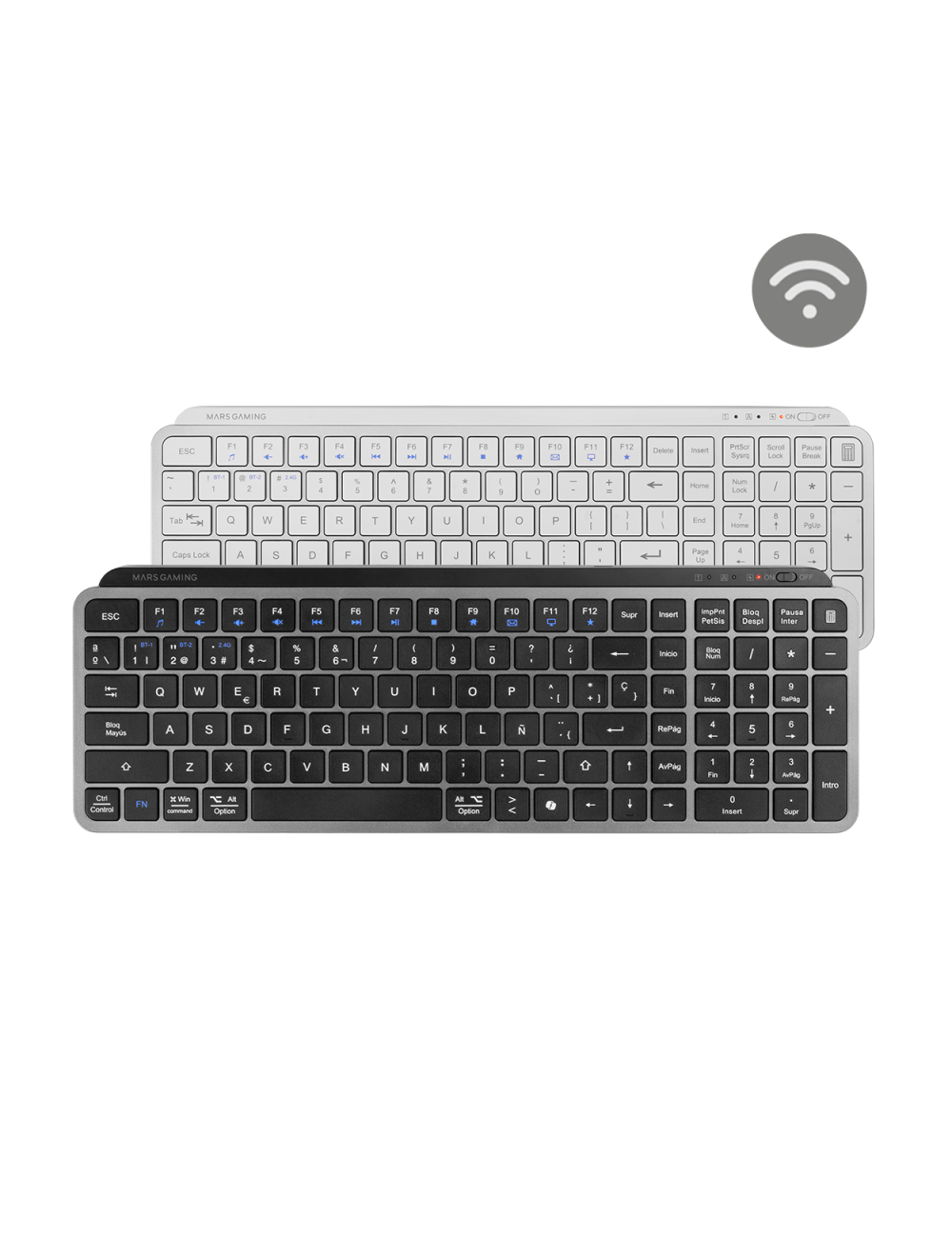 Teclado Mars Gaming MK- SilenKeyses