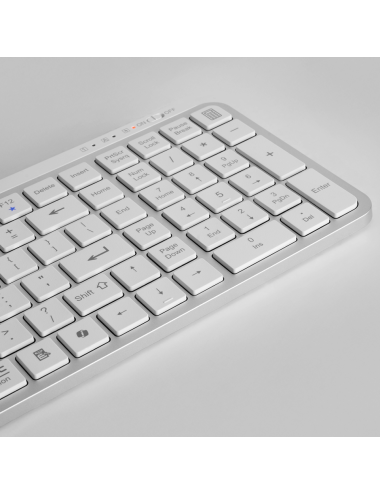 Teclado Mars Gaming MK- SilenKeyses | Blanco
