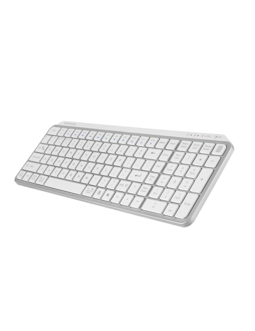 Teclado Mars Gaming MK- SilenKeyses | Blanco