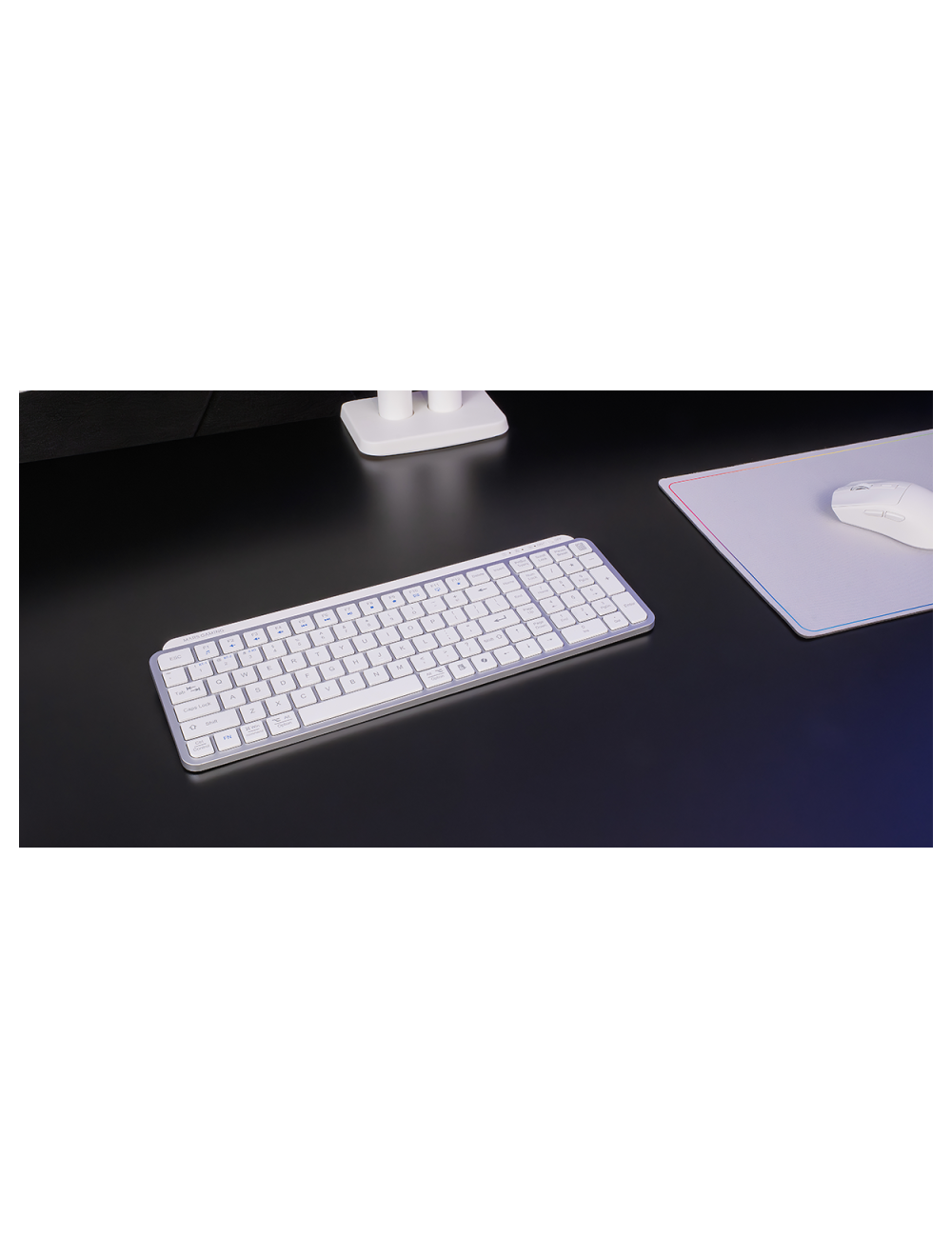 Teclado Mars Gaming MK- SilenKeyses | Blanco