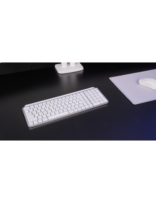 Teclado Mars Gaming MK- SilenKeyses | Blanco