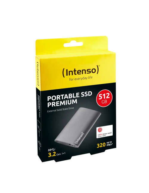 Disco Duro Externo SSD Intenso 500GB Premium | Tipo C