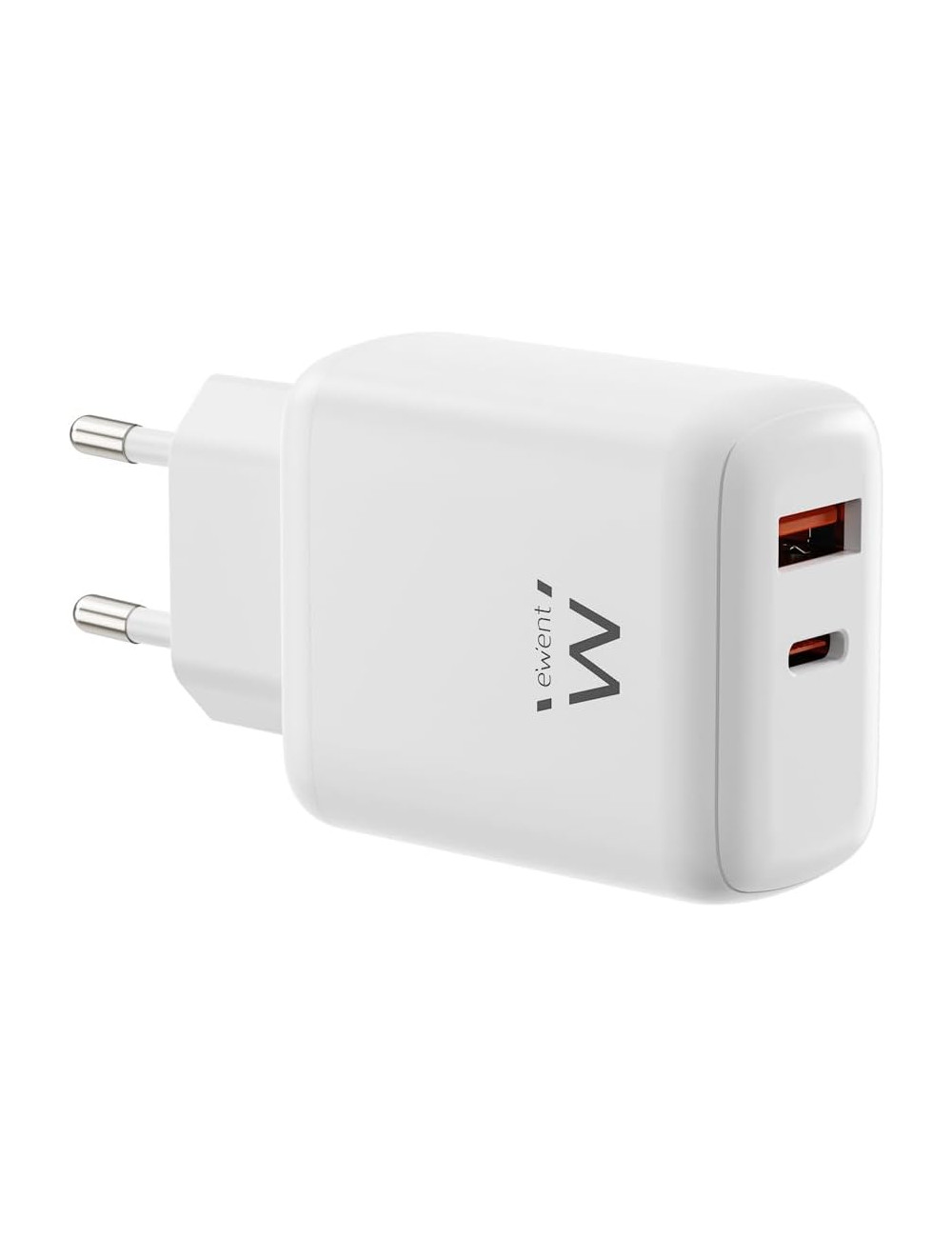 ewent Cargador de Pared | 1xUSB A + 1xTipo-C | 45W